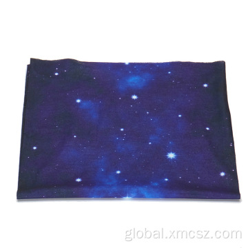 Polyester Neck Warmer Scarf Solid star seamless polyester hair bandana scarf Supplier